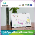 Colorful Calendar Printing with Children Drawing Picture